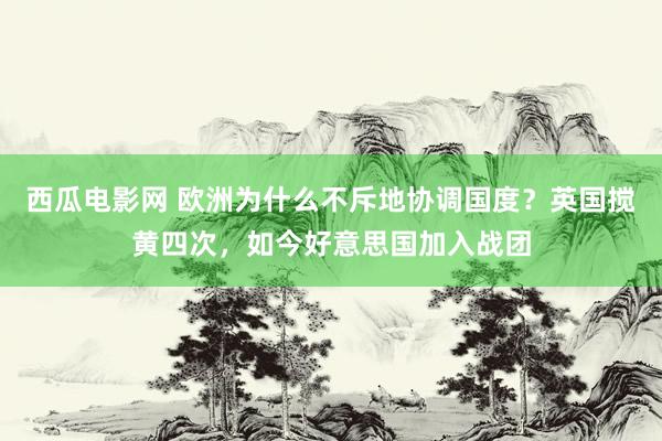 西瓜电影网 欧洲为什么不斥地协调国度？英国搅黄四次，如今好意思国加入战团